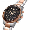 Orologio MASERATI uomo Sfida cronografo bicolore / nero
