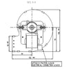 Ventilatore centrifugo CDF-DA 80X83-35 doppia aspirazione stufe a pellet 14706068