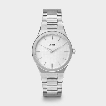 Cluse - Orologio Vigoureux Steel White, Silver Colour