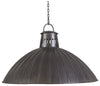 Biscottini Biscottini Lampadario Sospensione Industrial 49x31 Ferro Nero Anticato non