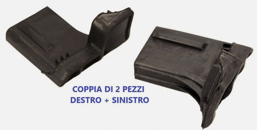 SET 2PZ GUARNIZIONE ANGOLARE DESTREA + SX PARASPRUZZI LAVASTOVIGLIE SMEG FRANKE