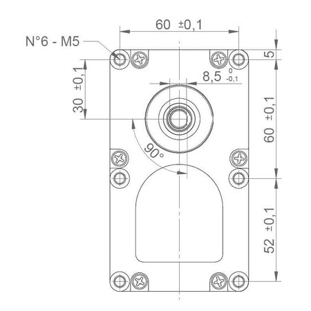 Motoriduttore brushless 24V IPC GMF420D901 stufe a pellet 14702156