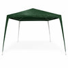 Gazebo da Giardino 3x3 Impermeabile Struttura Metallo Verde per Campeggio Giardino Eventi