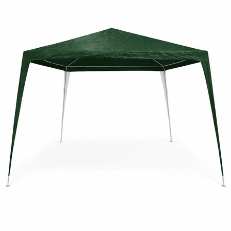 Gazebo da Giardino 3x3 Impermeabile Struttura Metallo Verde per Campeggio Giardino Eventi
