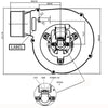Estrattore aspiratore fumi FERGAS I260662-00 stufe a pellet 14706015