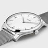 Cluse - Orologio Féroce Mesh White, Silver Colour