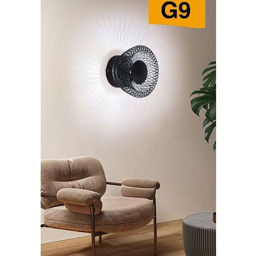 Applique Da Muro Stile Industriale Lampada Decorativa In Metallo Attacco G9 Aq48