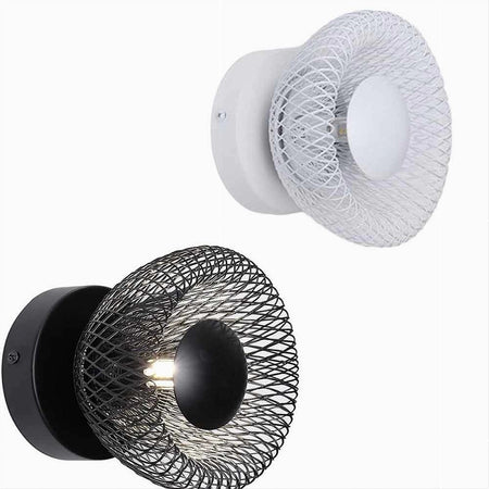 Applique Da Muro Stile Industriale Lampada Decorativa In Metallo Attacco G9 Aq48