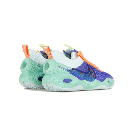 NIKE NBA Scarpa Bassa Uomo Cosmic Unity "amalgam" Sapphire/green Glow/atomic Orange da uomo