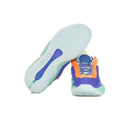 NIKE NBA Scarpa Bassa Uomo Cosmic Unity "amalgam" Sapphire/green Glow/atomic Orange da uomo