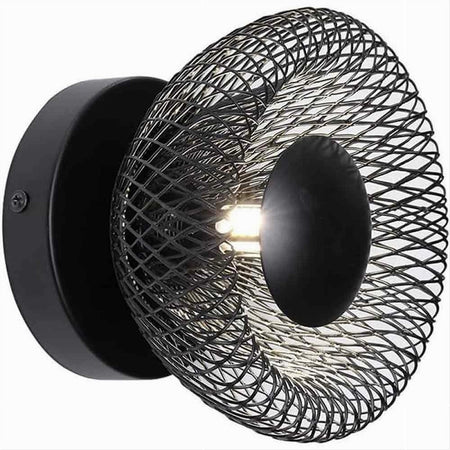 Applique Da Muro Stile Industriale Lampada Decorativa In Metallo Attacco G9 Aq48