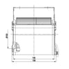 Ventilatore centrifugo D2E120 AA01-04 per stufa a pellet 14706011