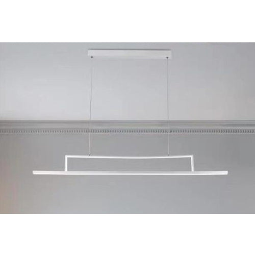 Lampadario Led 34w A Sospensione Lineare Orizzontale Luce 3000k 6500k 4000k B66-b