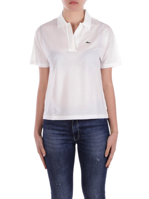 Lacoste T-shirt e Polo Panna da donna