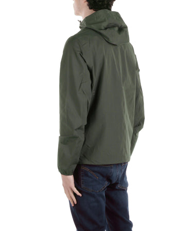 K-Way Giacconi Green black da uomo