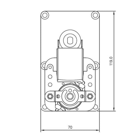 Motoriduttore Mellor FB1417 stufe a pellet 14702027