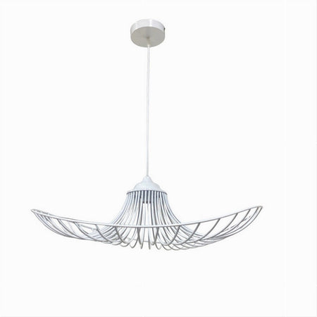 Lampadario A Cappello Con Paralume Metallo E27 Lampada Decorativa Contemporanea B61