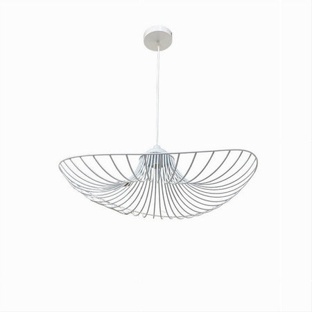 Lampadario A Cappello Con Paralume Metallo E27 Lampada Decorativa Contemporanea B61
