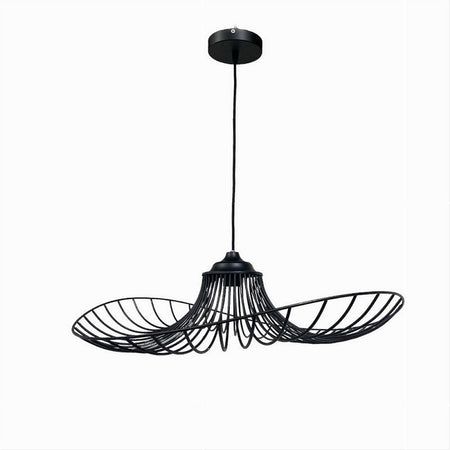 Lampadario A Cappello Con Paralume Metallo E27 Lampada Decorativa Contemporanea B61