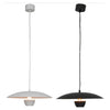 Lampadario Led A Sospensione Moderno 11w 880lm Bianco Nero Luce Calda Ip20 Lp-64