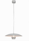 Lampadario Led A Sospensione Moderno 11w 880lm Bianco Nero Luce Calda Ip20 Lp-64