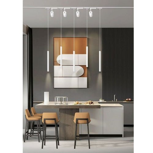 Faretto Led A Sospensione 3 W Cilindro Per Binario Track Monofase Lampada Lp-80