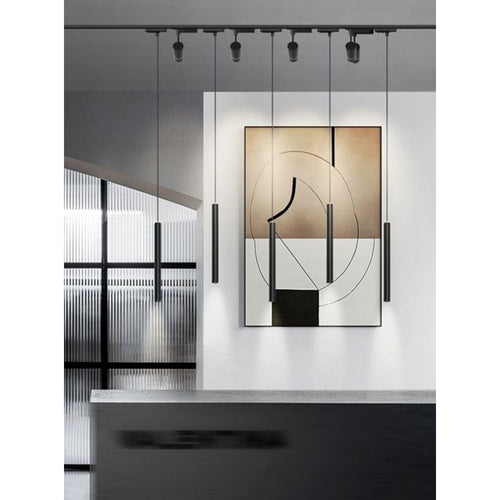 Faretto Led A Sospensione 3 W Cilindro Per Binario Track Monofase Lampada Lp-80