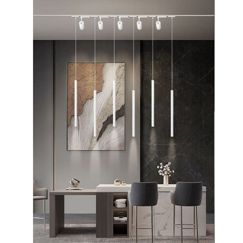 Lampada Led A Sospensione 3w Cilindro Per Binario Track Monofase Proiettore Lp-79