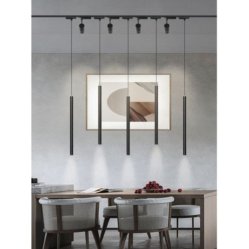 Lampada Led A Sospensione 3w Cilindro Per Binario Track Monofase Proiettore Lp-79