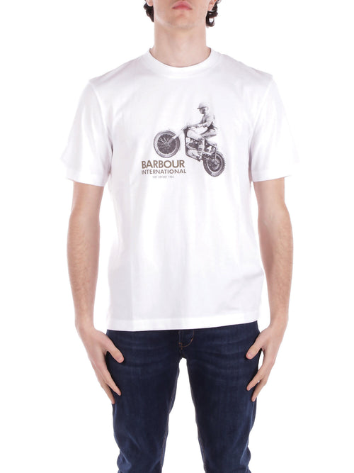 BARBOUR INTERNATIONAL T-shirt e Polo Bianco da uomo