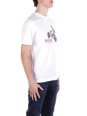 BARBOUR INTERNATIONAL T-shirt e Polo Bianco da uomo