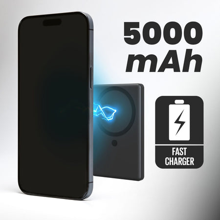Techmade Powerbank 5000mah Slim 7.9mm Wireless Magnetico Juventu