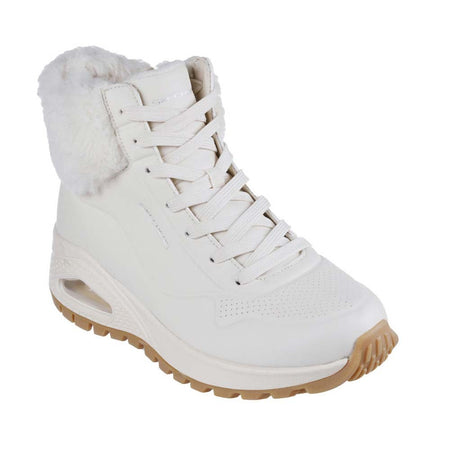 SKECHERS UNO RUGGED - FALL AIR Sneakers donna naturale 167274/NAT