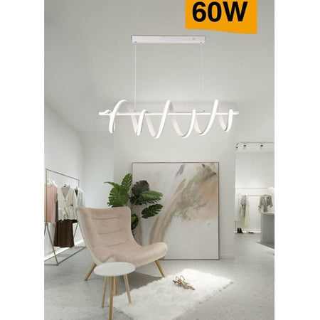 Lampadario Moderno Pendente 60 W Barra Luce 3000k 4000k 6000k Doppio Led A68-b