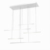 Lampadario A Sospensione 38w A Led Design Minimal 3 Colorazione Di Luce Lp-43-3c