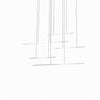 Lampadario A Sospensione 38w A Led Design Minimal 3 Colorazione Di Luce Lp-43-3c