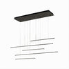 Lampadario A Sospensione 38w A Led Design Minimal 3 Colorazione Di Luce Lp-43-3c