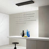 Lampadario A Sospensione 38w A Led Design Minimal 3 Colorazione Di Luce Lp-43-3c