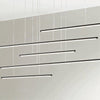 Lampadario A Sospensione 38w A Led Design Minimal 3 Colorazione Di Luce Lp-43-3c
