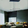 Lampadario A Sospensione 38w A Led Design Minimal 3 Colorazione Di Luce Lp-43-3c