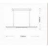 Lampadario Led 70w A Sospensione Lampada Dimmerabile 3 Colorazioni Di Luce B80-3c