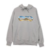 PROPAGANDA Felpa Leggera Cappuccio Uomo Logo Desert Hoodie Grey da uomo
