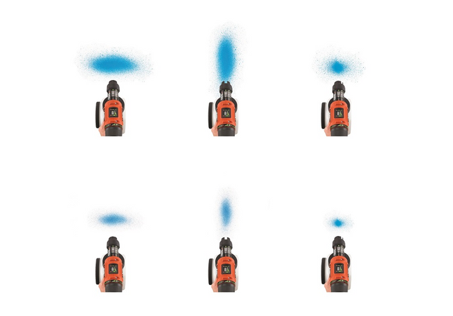 Black & Decker aerografo HVLP200-QS pistola a spruzzo elettrica 400W