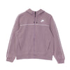 Nike Felpa Leggera Cappuccio Zip Donna W Sportswear Millenium Essential Fleece Full-zip Hoodie Purple Smoke/white da donna