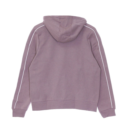 Nike Felpa Leggera Cappuccio Zip Donna W Sportswear Millenium Essential Fleece Full-zip Hoodie Purple Smoke/white da donna