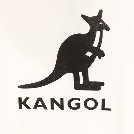 KANGOL Felpa Cappuccio Uomo Amos Off White/black da uomo