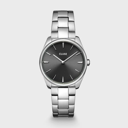 Cluse - Orologio Féroce Petite Steel Dark Grey, Silver Colour