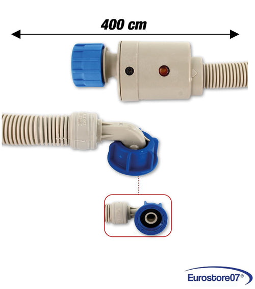 TUBO CARICO LAVATRICE LAVASTOVIGLIE CM 400 CON ACQUASTOP NO ALLAGAMENTO LV 607