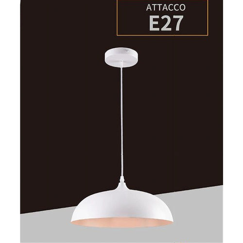 Lampadario A Sospensione Soffitto E27 Ferro Paralume Moderno Elegante Cupola B90
