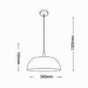 Lampadario A Sospensione Soffitto E27 Ferro Paralume Moderno Elegante Cupola B90